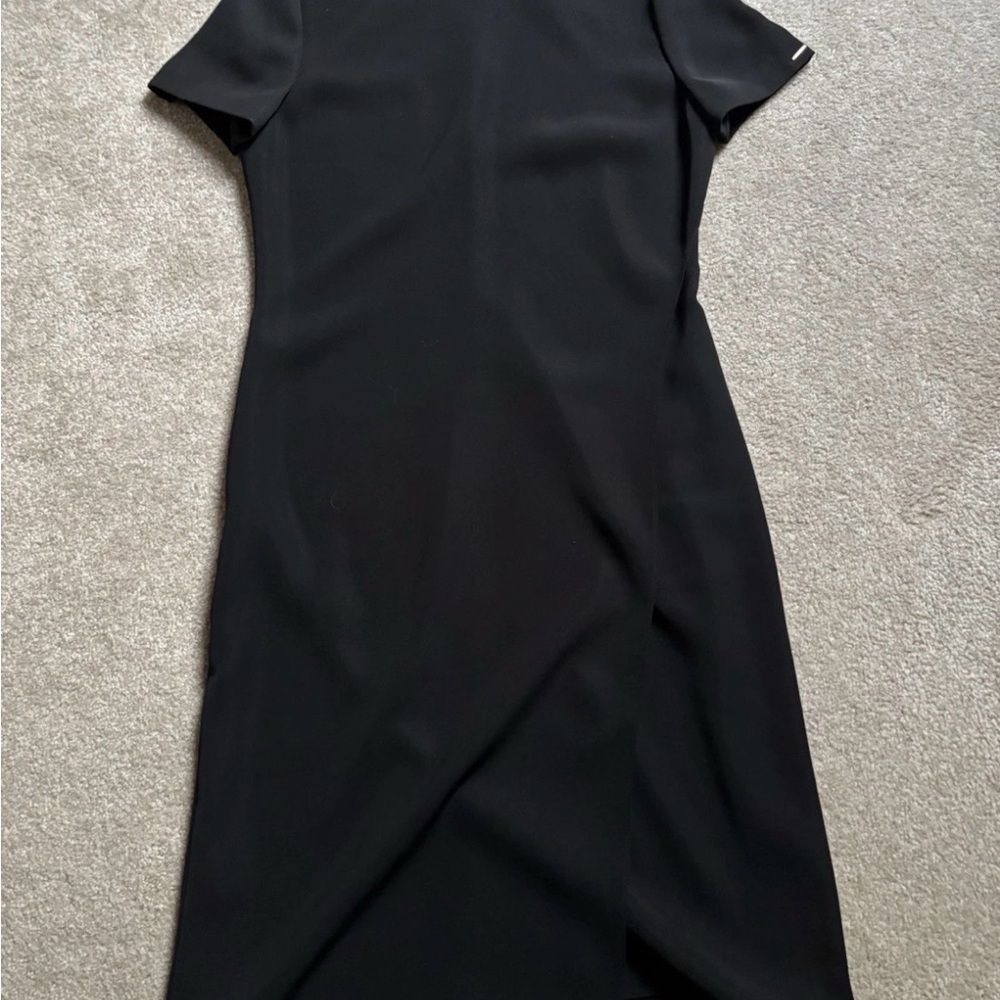 Calvin Klein Women’s Black Sleeveless Midi Dress Size 6 CD6A3167